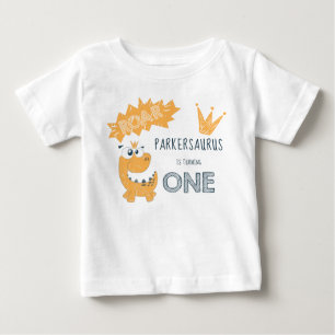 T-shirt Pour Bébé ROAR Dinosaur premier anniversaire