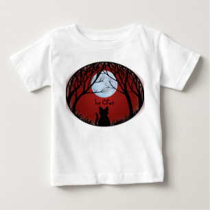 T-shirt Pour Bébé Robe Amoureux des chats de bébé Robe de l'Amoureux