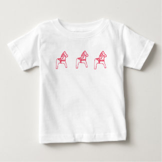 T-shirt Pour Bébé Robe Dala Horse Ruffle