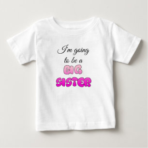 T-shirt Pour Bébé Robe d'annonce de future Grande Sœur