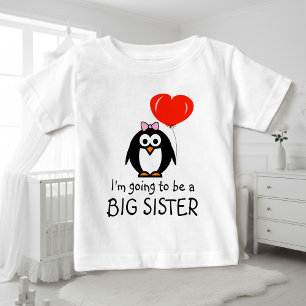 T-shirt Pour Bébé Robe de bébé Grande Sœur pingouin mignonne pour fr