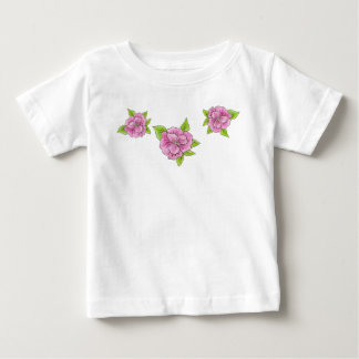 T-shirt Pour Bébé Robe rose Toddler Ruffle