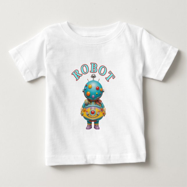 T-SHIRT POUR BÉBÉ ROBOT (Devant)