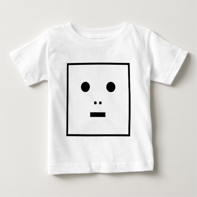 T-shirt Pour Bébé Robot anonyme - II - Customisé (Devant)