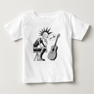 T-shirt Pour Bébé Robot de musique confus