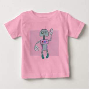 T-shirt Pour Bébé Robot (Femme) Bébé