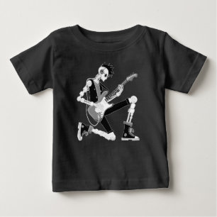 T-shirt Pour Bébé Robot guitariste