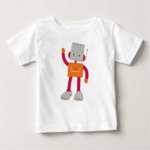 T-shirt Pour Bébé Robot mignon, Robot idiot, Robot drôle, Robot