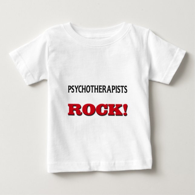 T-shirt Pour Bébé Roche de psychothérapeutes (Devant)