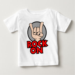 T-shirt Pour Bébé Roche sur la chemise de bébé