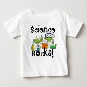 T-shirt Pour Bébé Roches de la Science de grenouilles