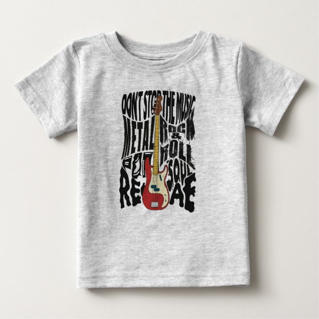 T-shirt Pour Bébé rock (Devant)