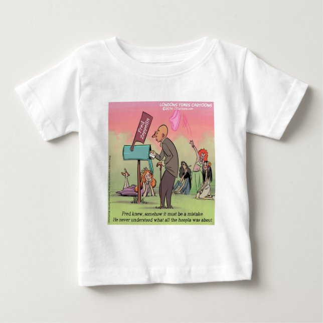T-shirt Pour Bébé Rock And Roll Fred Drôle (Devant)