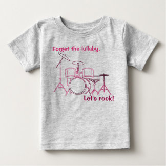 T-shirt Pour Bébé Rock Drum Set