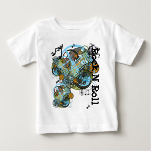 T-shirt Pour Bébé Rock N Roll