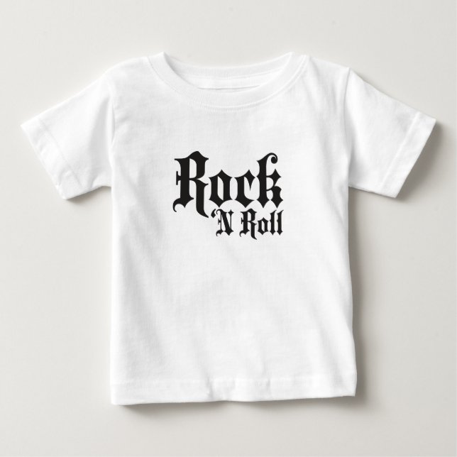 T-shirt Pour Bébé "Rock N Roll" (Devant)