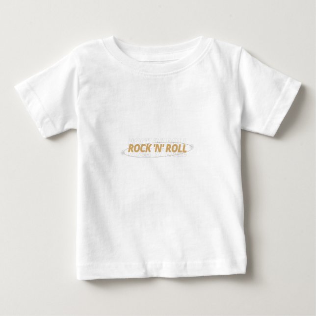 T-shirt Pour Bébé Rock N Roll (Devant)