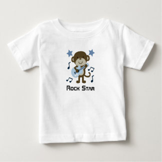 T-SHIRT POUR BÉBÉ ROCK STAR MONKEY