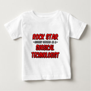 T-shirt Pour Bébé Rock Star .. Technologue chirurgical