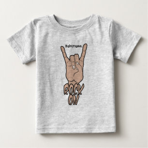 T-shirt Pour Bébé ROCK SUR vêtements personnalisés