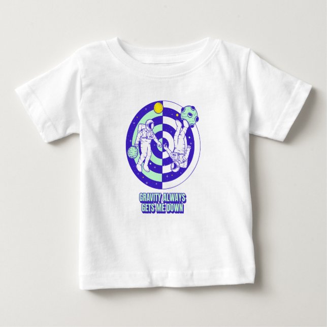 T-shirt Pour Bébé rocket science astronaut cartoon geek shirt (Devant)