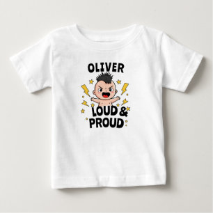 T-shirt Pour Bébé Rockeur Punk Loud & Fier