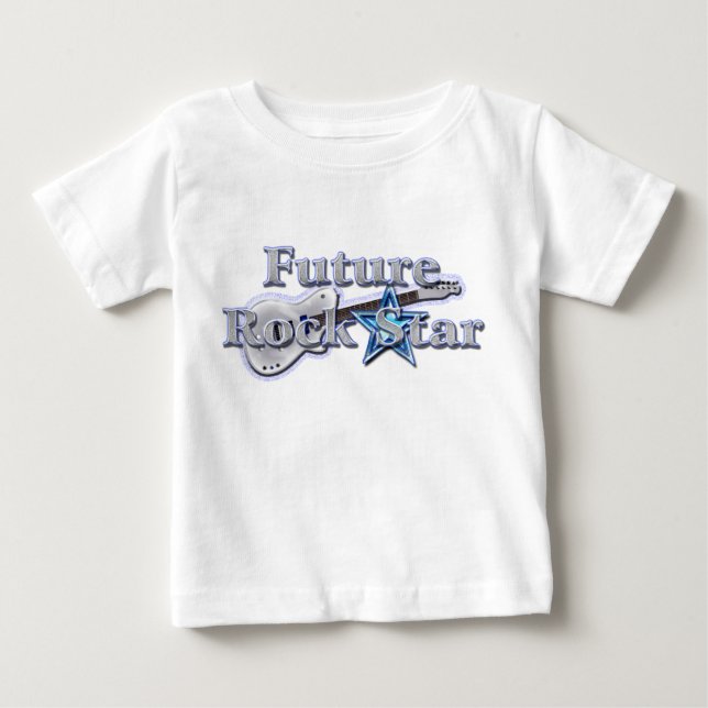 T-shirt Pour Bébé rockstar (Devant)
