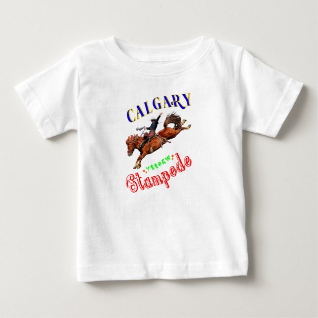 T-shirt Pour Bébé Rodéo Yeehaw de Calgary (Devant)