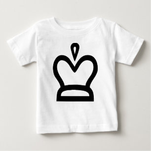 T-shirt Pour Bébé Roi blanc
