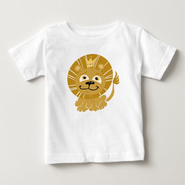 T-shirt Pour Bébé Roi de la jungle (Devant)