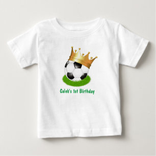 T-shirt Pour Bébé Roi de la star de football ONE 1er anniversaire pe