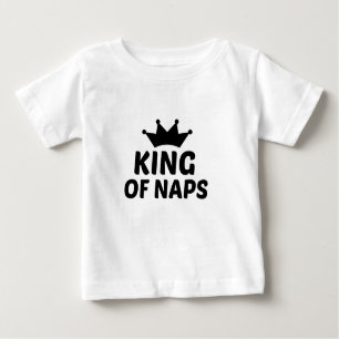T-SHIRT POUR BÉBÉ ROI DES NAPS