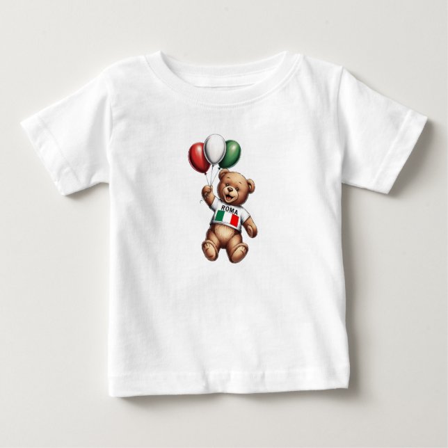 T-shirt Pour Bébé Roma Teddy (Devant)