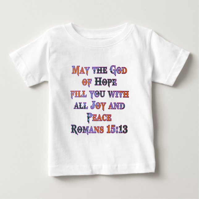 T-shirt Pour Bébé Romains 15:13 (Devant)