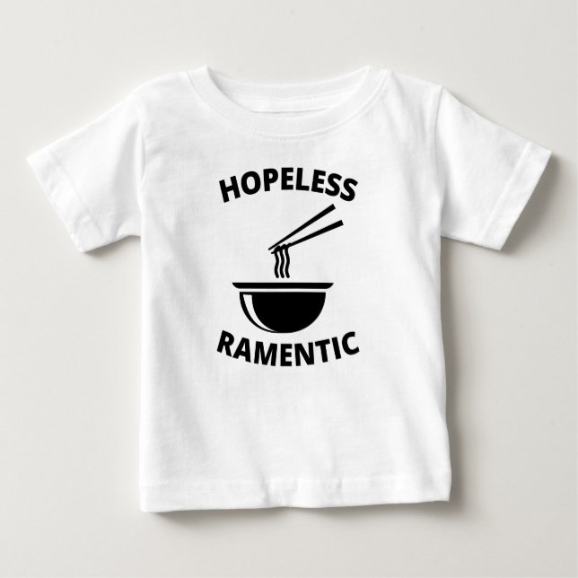 T-shirt Pour Bébé Romantique désespéré  (Devant)