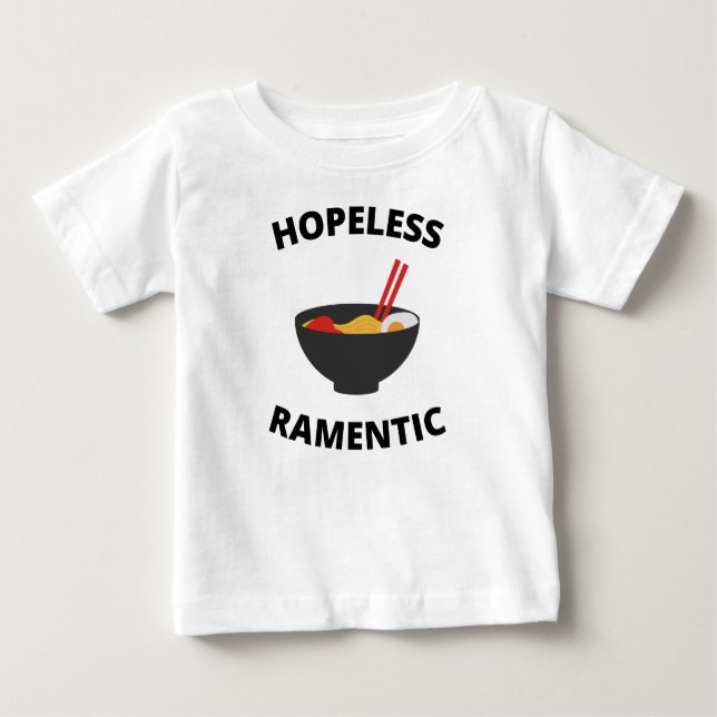 T-shirt Pour Bébé Romantique désespéré  (Devant)