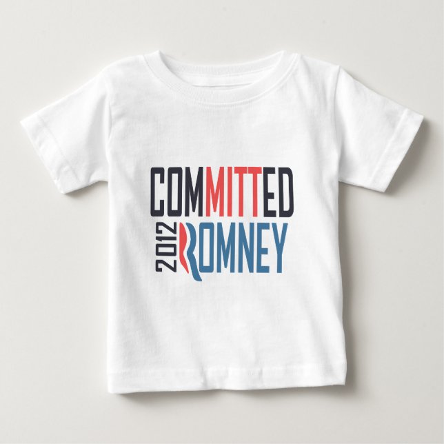 T-shirt Pour Bébé Romney engagé (Devant)
