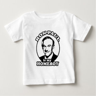 T-shirt Pour Bébé Ron Paul est mon homeboy