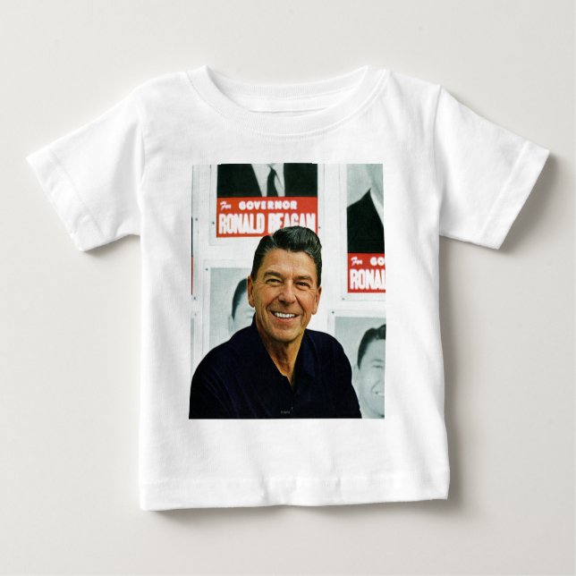T-shirt Pour Bébé Ronald Reagan (Devant)
