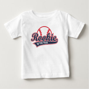 T-shirt Pour Bébé Rookie de l'année 1er anniversaire de l'enfant
