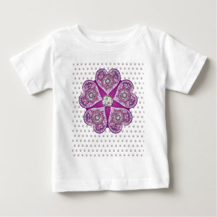 T-shirt Pour Bébé Rosace bleu ou rouge pour bébé&enfant