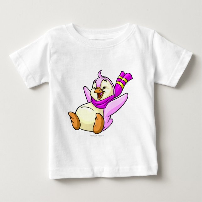 T-shirt Pour Bébé Rose de Bruce (Devant)