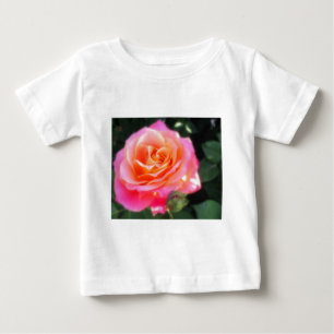 T-shirt Pour Bébé Rose de cœur d'or