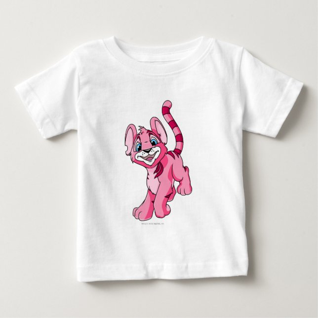 T-shirt Pour Bébé Rose de Kougra (Devant)