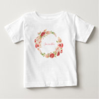 Rose Rose Floral Fille verte