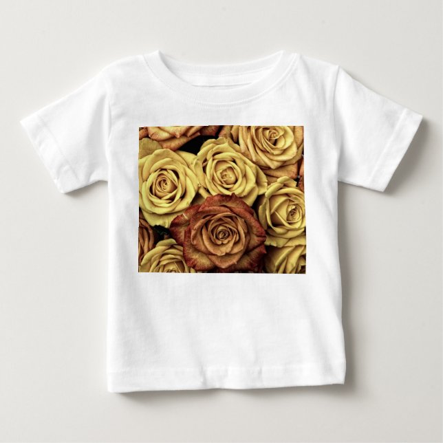 T-shirt Pour Bébé Rose sepiqué (Devant)