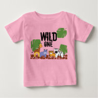 Rose "WILD ONE" Safari Jungle Thème Premier Annive