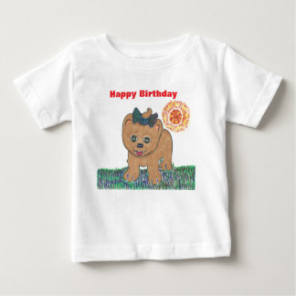 T-shirt Pour Bébé Rosie Le Chiot Poméranien