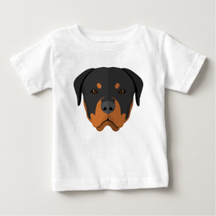 T-shirt Pour Bébé Rottweiler de bébé