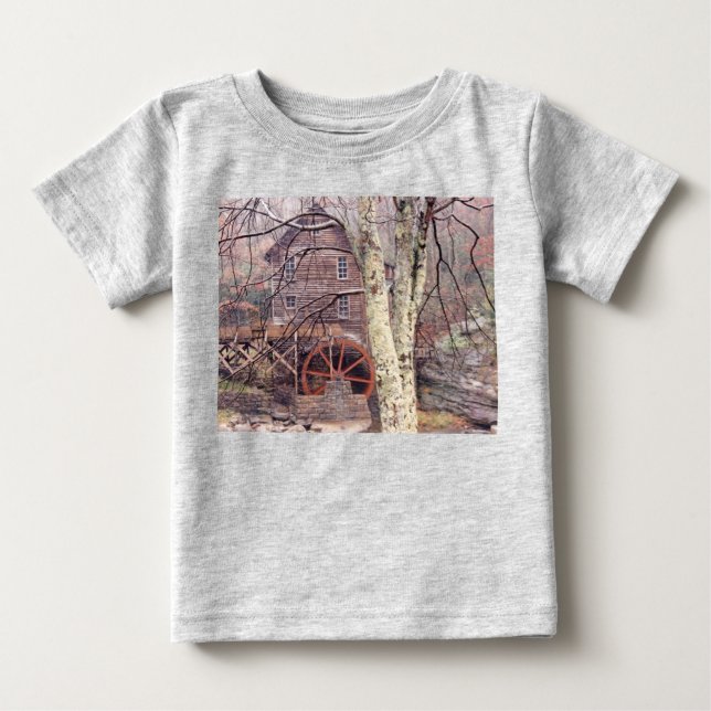 T-shirt Pour Bébé Roue (Devant)